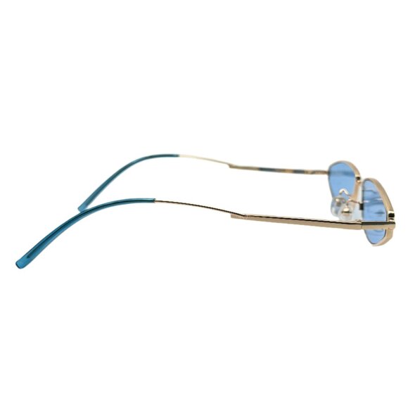 9343 | Blue Teardrop Lens Sunglasses - Picture 4 of 6